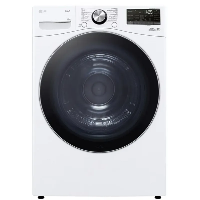 LG RH18U8AVCW warmtepompdroger met een vulvermogen van 18 kilo