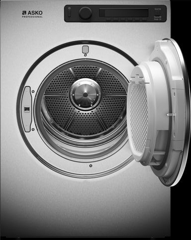 ASKO TDC1485VIS professionele luchtafvoerdroger geopend