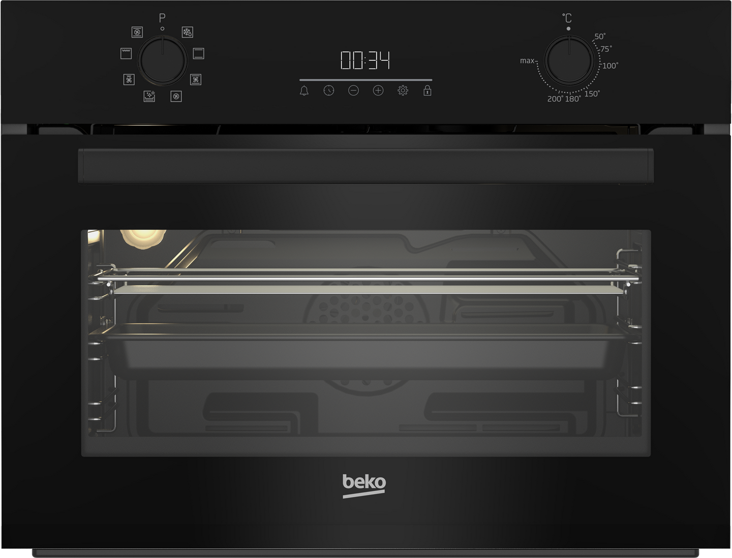 Beko BBCM13300B compacte inbouwoven