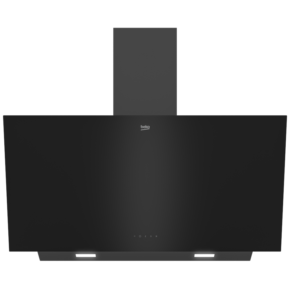 Beko BHCA96741BBB afzuigkap 90 cm zwart