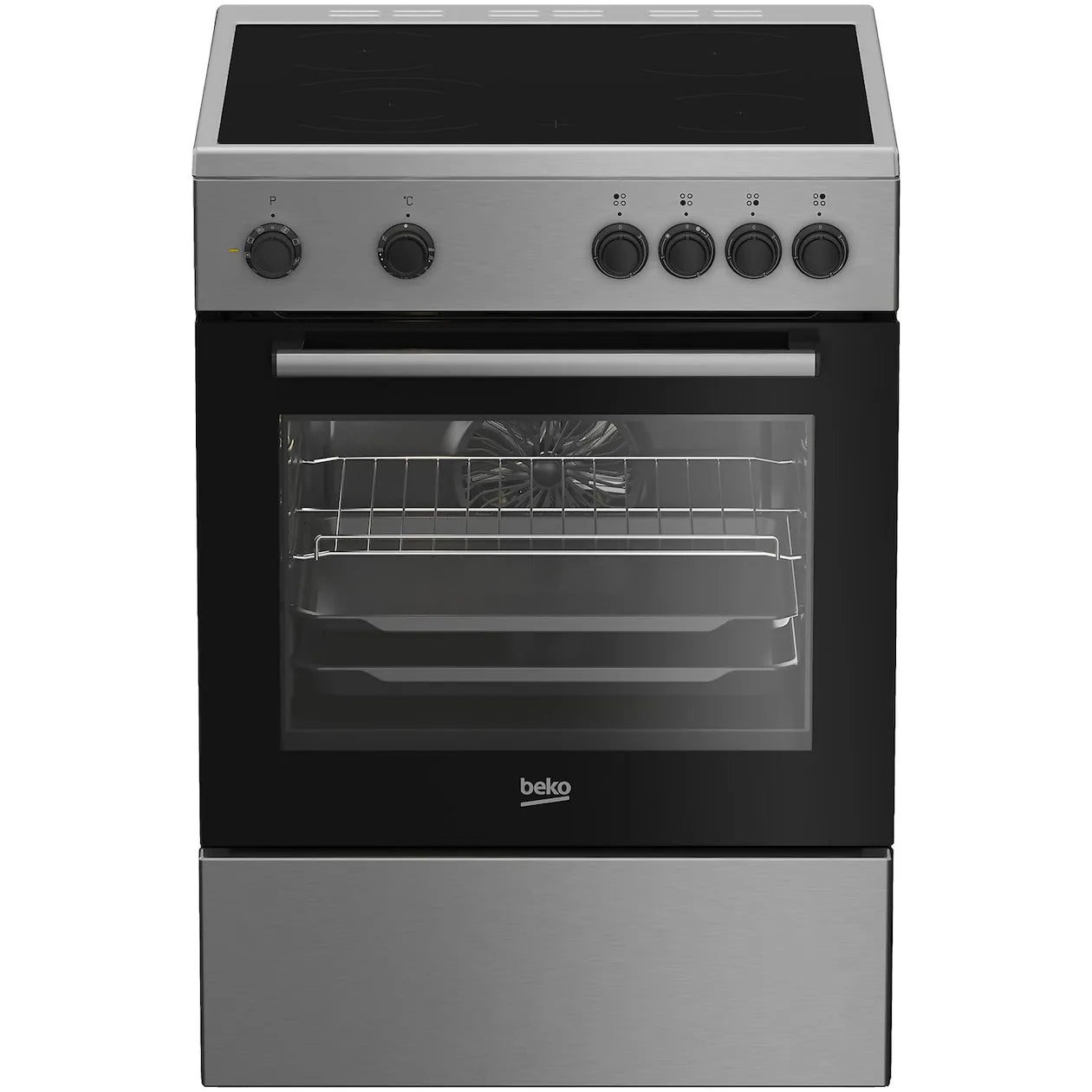 Beko FBM6701X keramisch fornuis