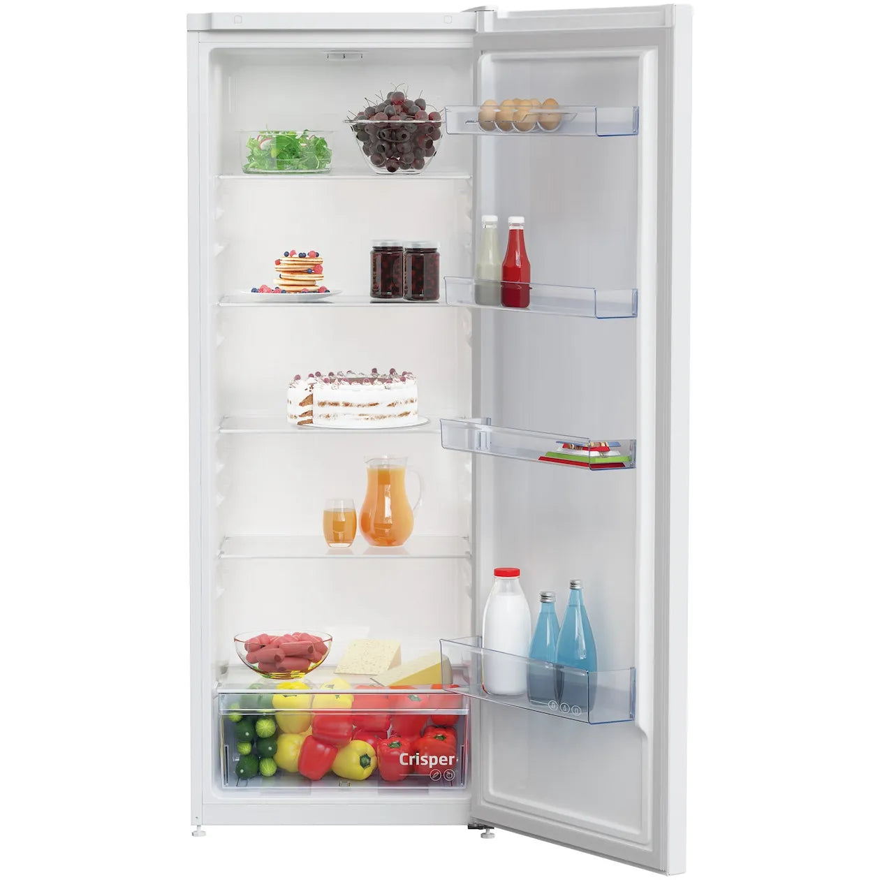 Beko RSSE265K40WN geopend interieur