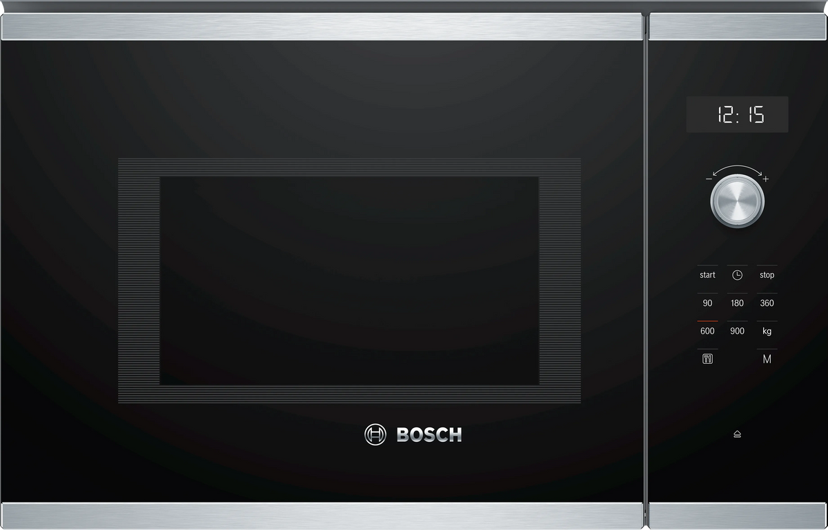 Bosch BFL554MS0 inbouwmagnetron in RVS – officiële productfoto 1