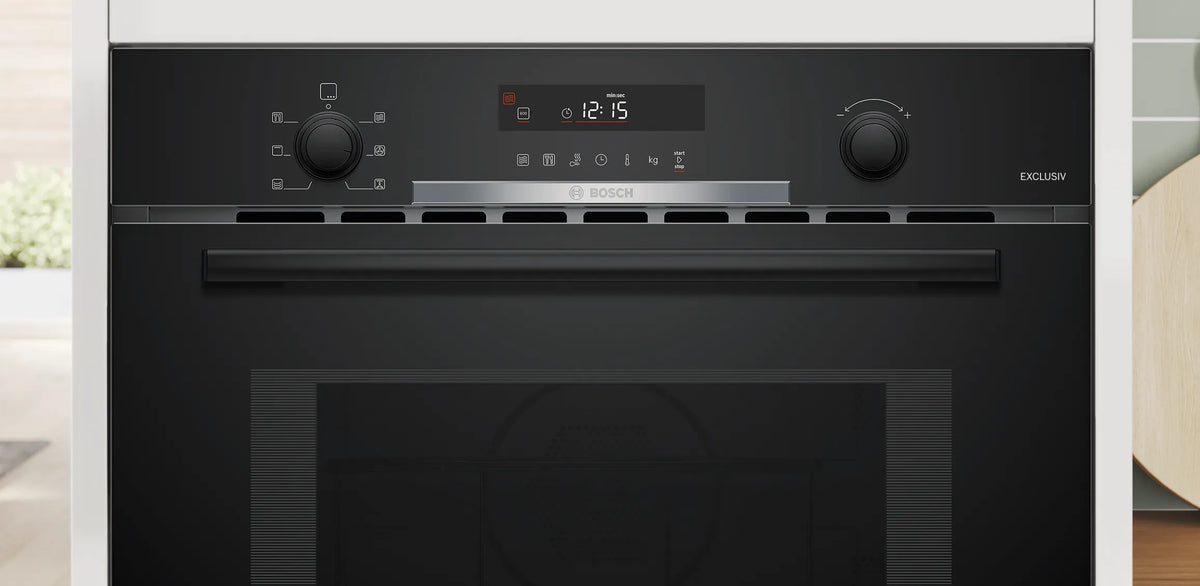 Bosch CMA385GB1 compacte combimagnetron met hetelucht en grill in Zwart – officiële productfoto 2