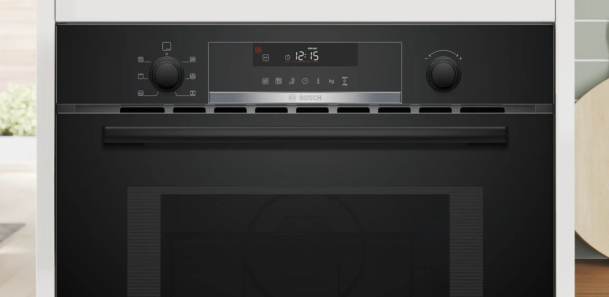 Bosch CMA585GB1 compacte combimagnetron met hetelucht en grill in Zwart – officiële productfoto 2