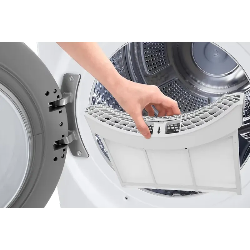 LG RH18U8AVCW warmtepompdroger met een vulvermogen van 18 kilo