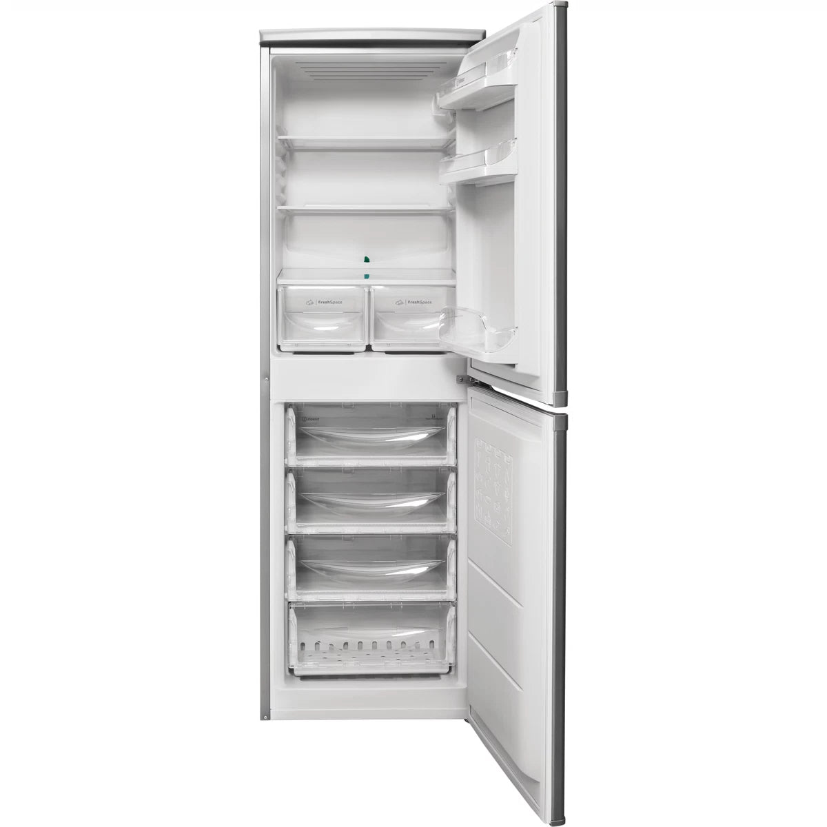 Indesit CAA 55 NX 1 koelvriescombinatie 174 cm hoog