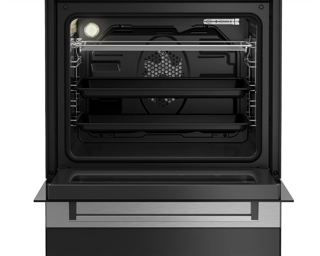Beko FSM67320GXS keramisch fornuis met heteluchtoven