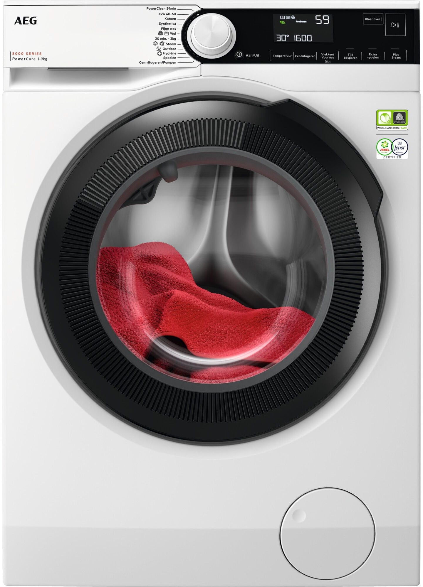 AEG LR85964 9 kilo | 1600 toeren wasmachine