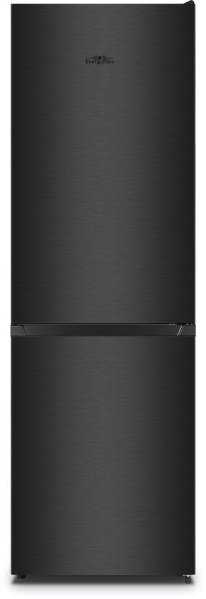 Everglades EVUD4150A koel-vriescombinatie Dark Inox