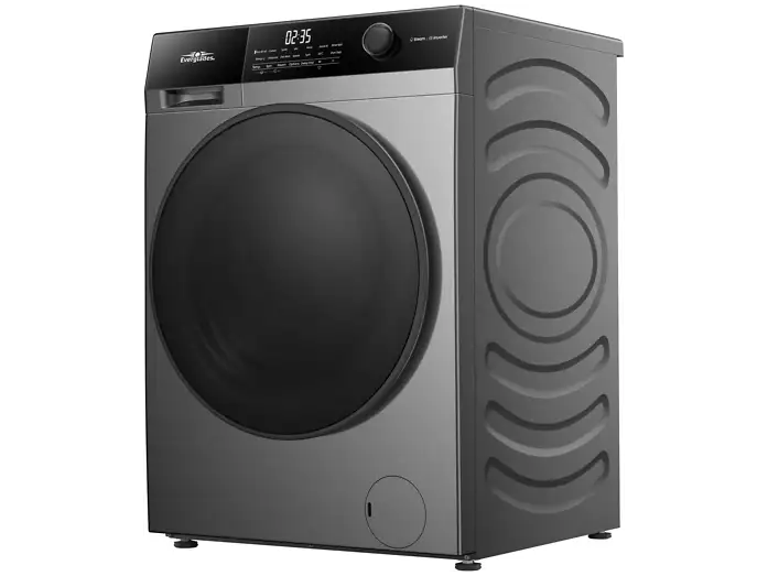Everglades EVWM101422AG wasmachine zijaanzicht