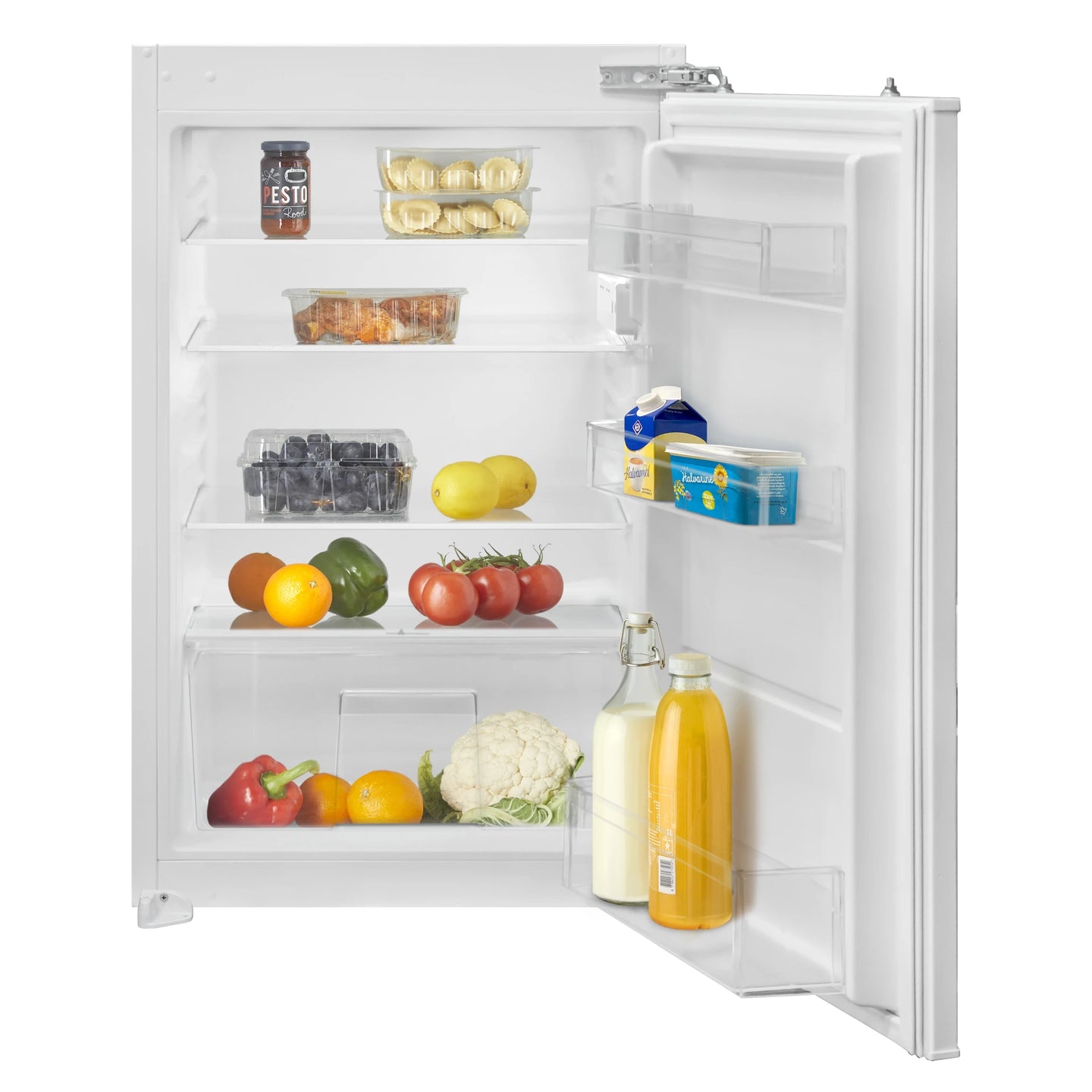 Inventum  IKK0882D Inbouw koeler nismaat 88 cm deur op deur