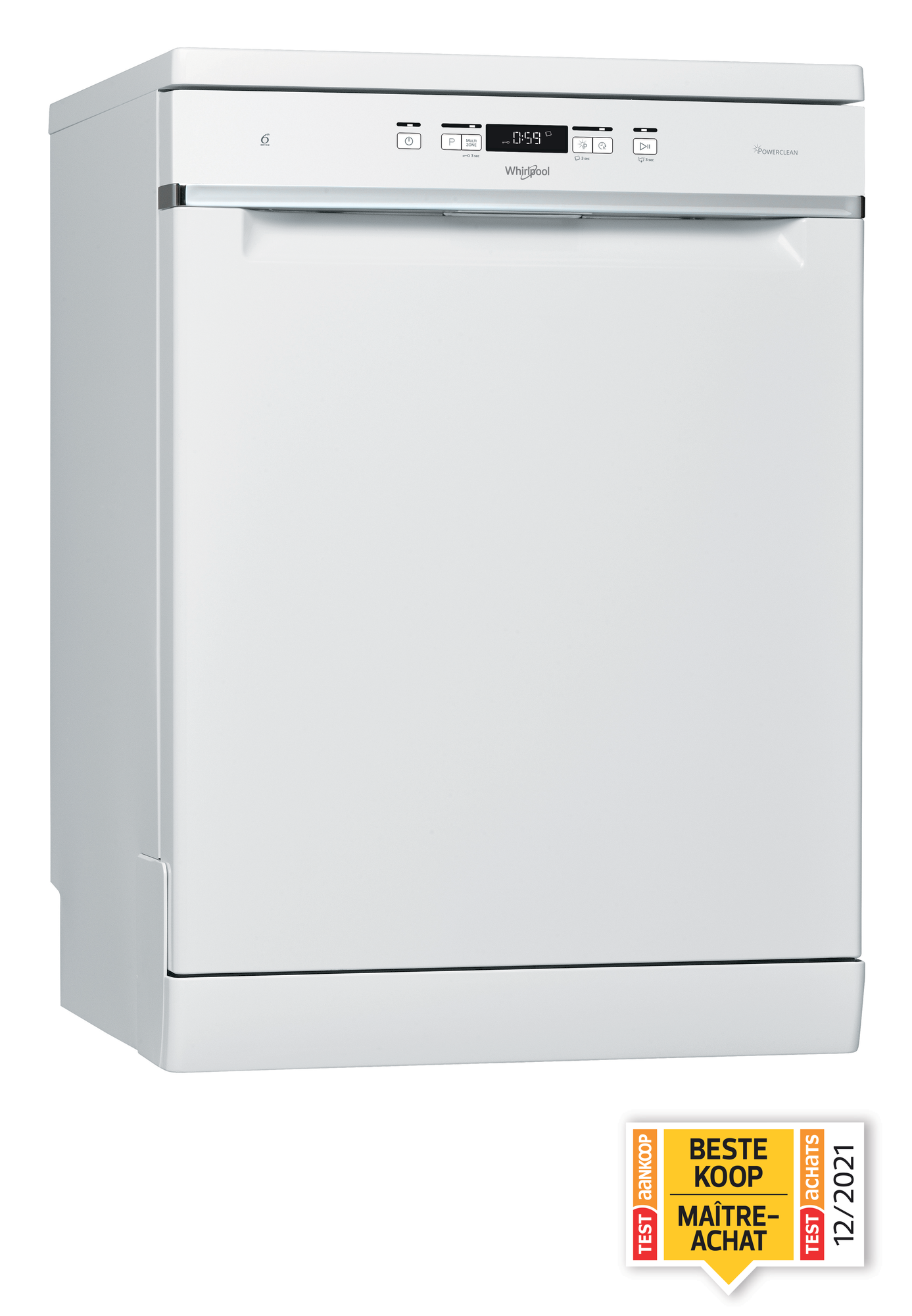Whirlpool WFC 3C42 P vaatwasser Vrijstaand 14 couverts C