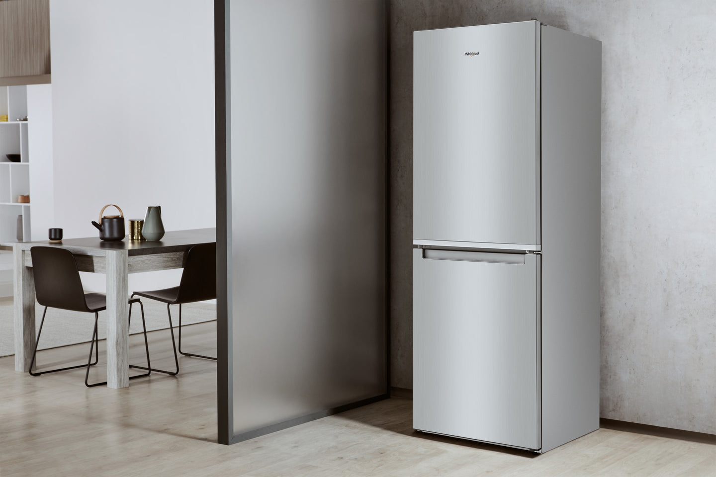 Whirlpool W5 721E OX 2 koel-vriescombinatie Vrijstaand 308 l E Roestvrijstaal