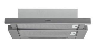 Indesit H 461 IX.1/1 afzuigkap Semi-inbouw (uittrekbaar) Roestvrijstaal 304 m³/uur D