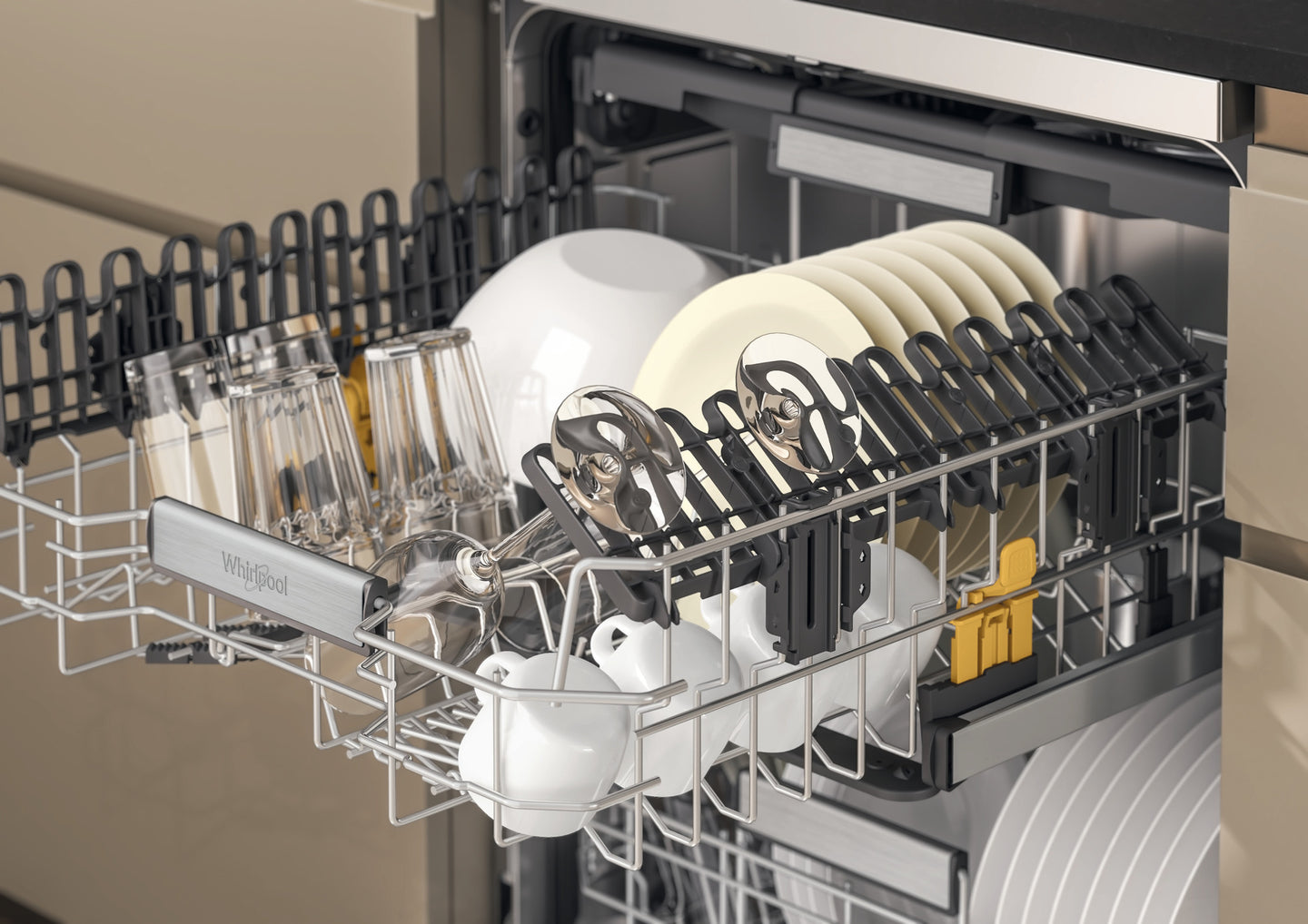 Whirlpool MaxiSpace W7F HS51 X Vrijstaand 15 couverts B