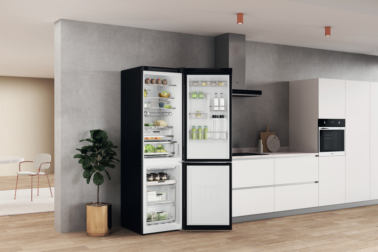 Whirlpool W7X 94T KS Vrijstaand 367 l C Zwart