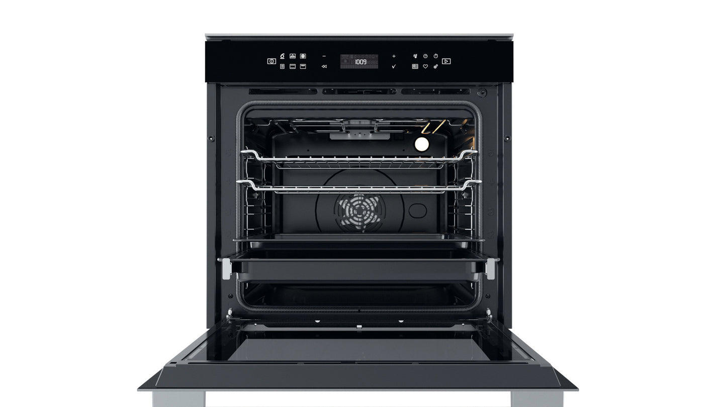Whirlpool W7 OM4 4S1 P BL 73 l A+ Zwart