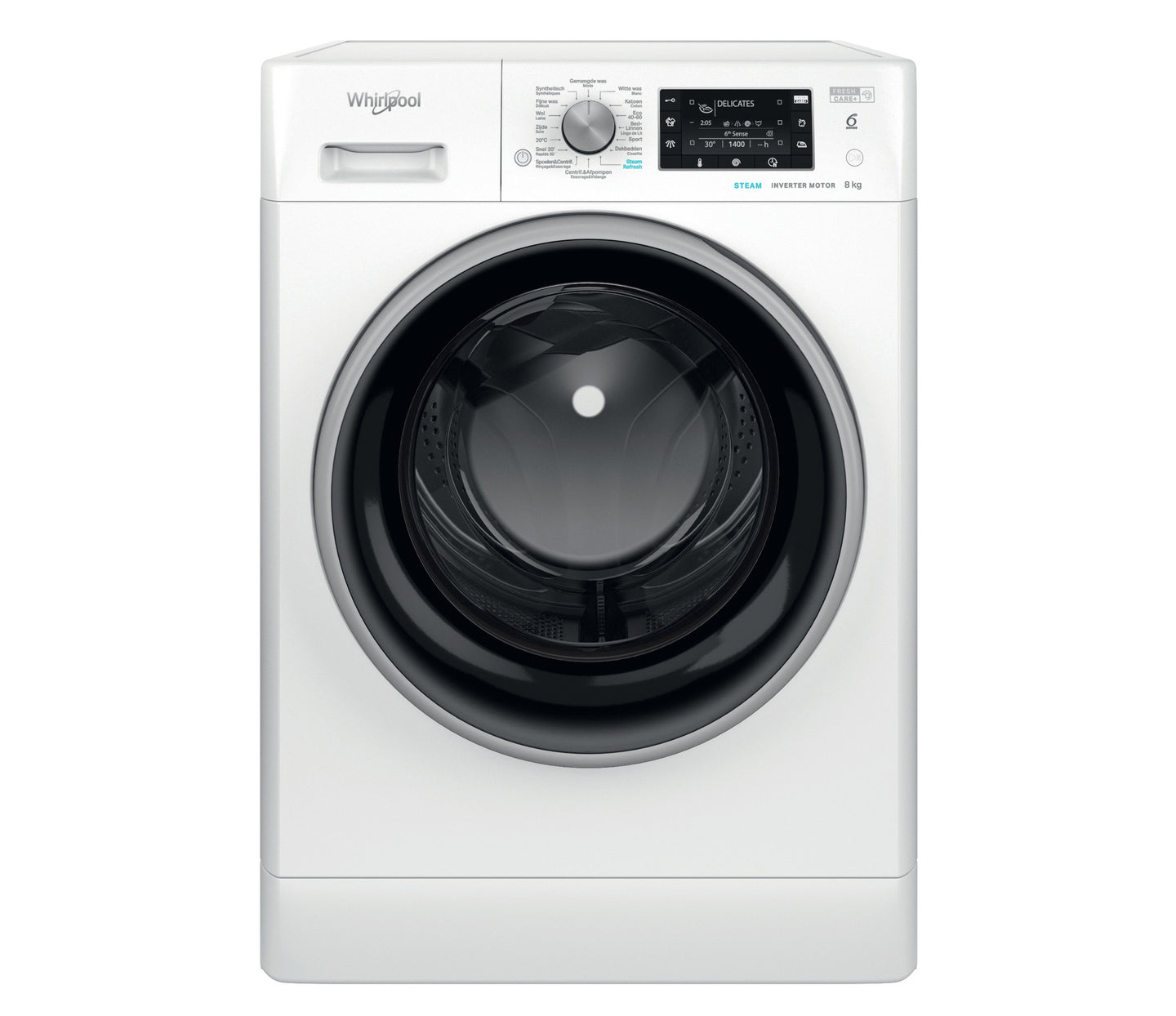 Whirlpool FFD 8469E BSV BE vrijstaande wasmachine