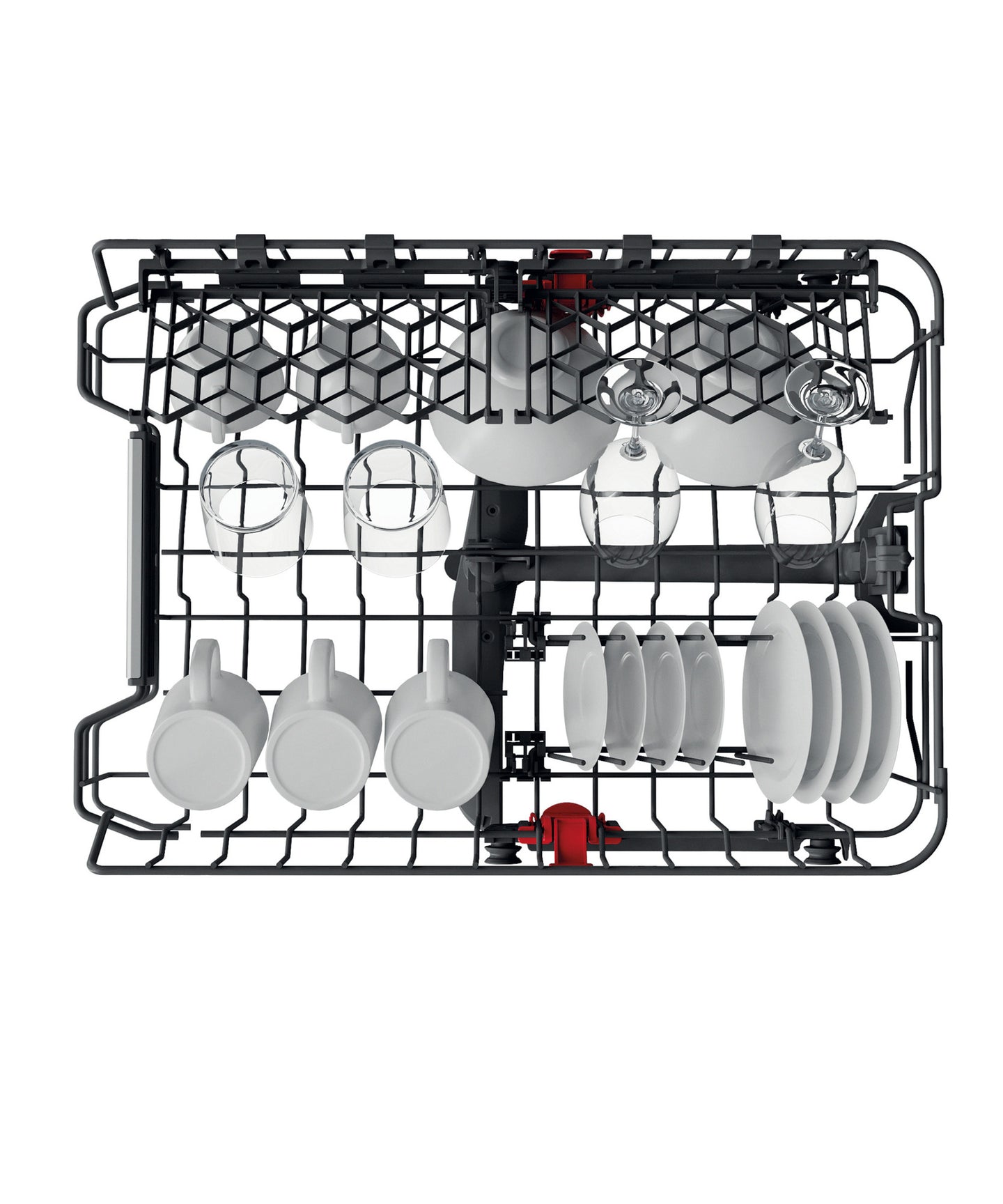 Whirlpool WSFO 3O34 PF X vrijstaande vaatwasser 45 cm