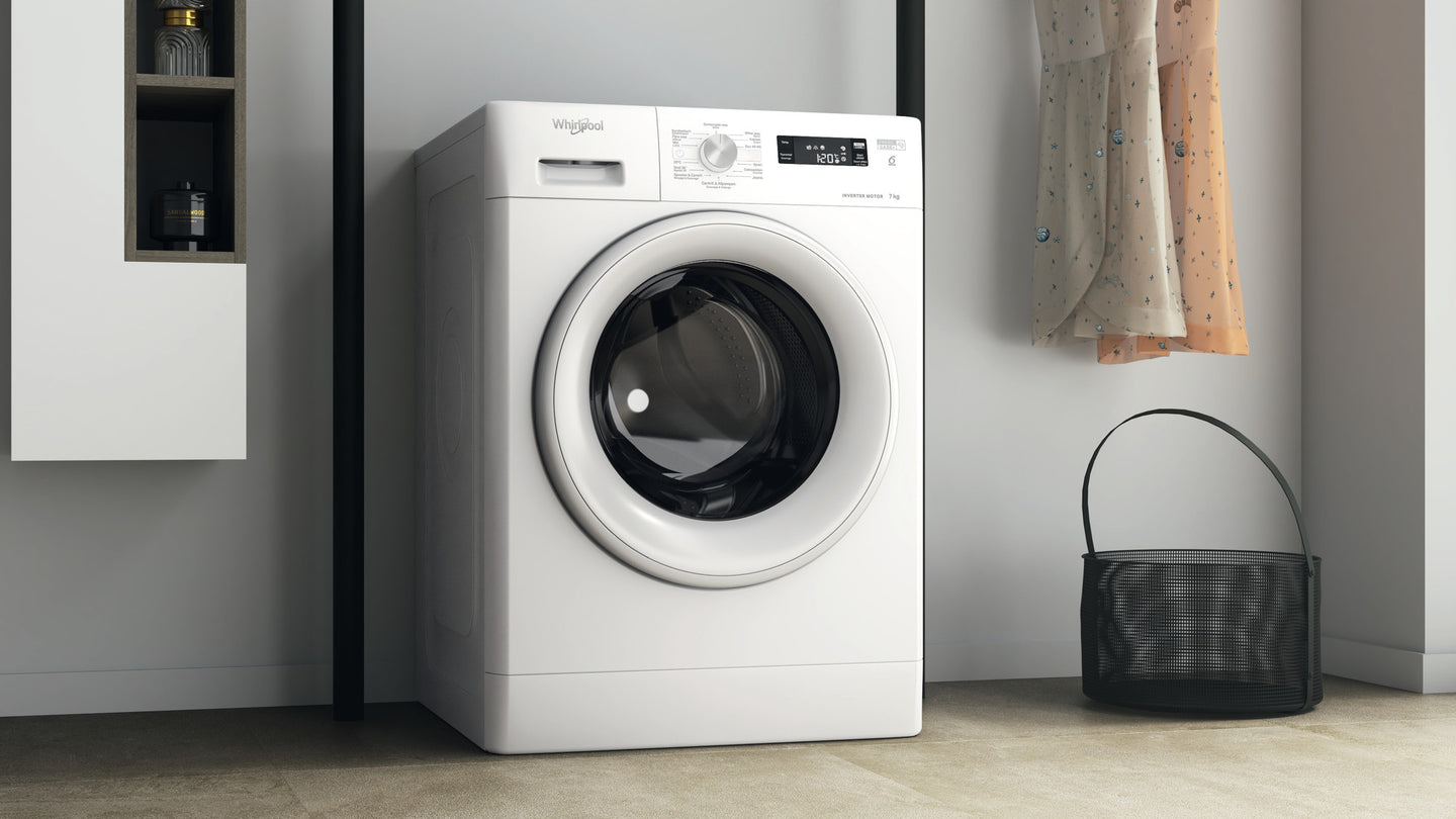 Whirlpool FFSBE 7458 WE F vrijstaande wasmachine