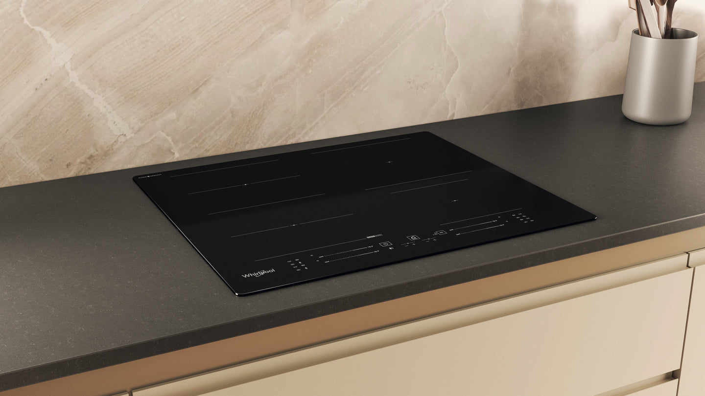 Whirlpool WF S3660 CPNE Zwart Ingebouwd 60 cm Inductiekookplaat zones 4 zone(s)