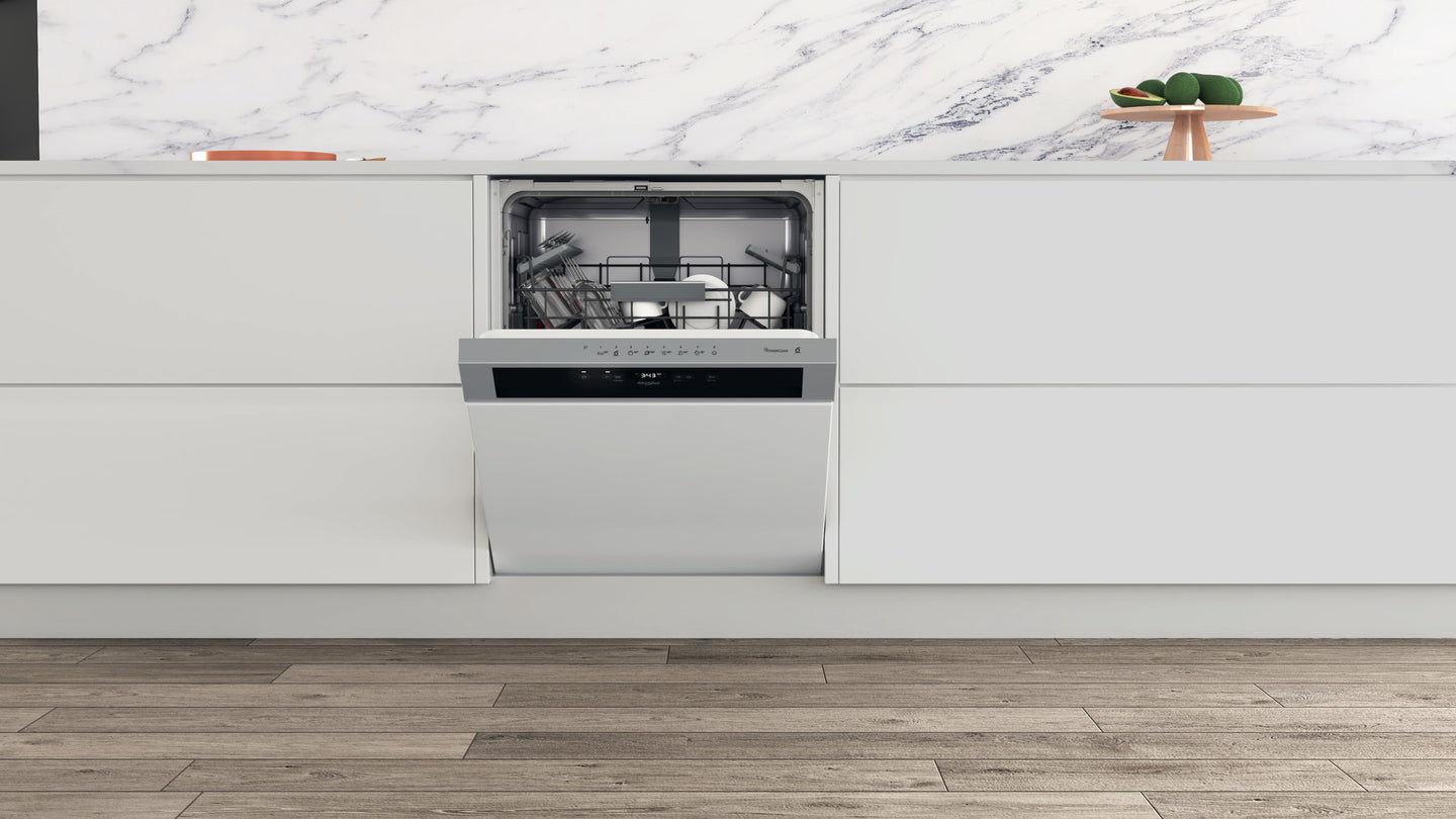 Whirlpool WBC 3C34 P X half geïntegreerde vaatwasser