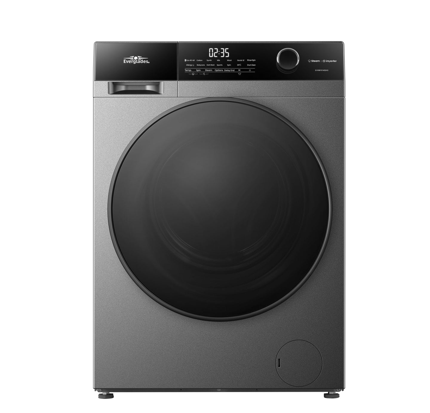 Everglades EVWM101402AG wasmachine vooraanzicht