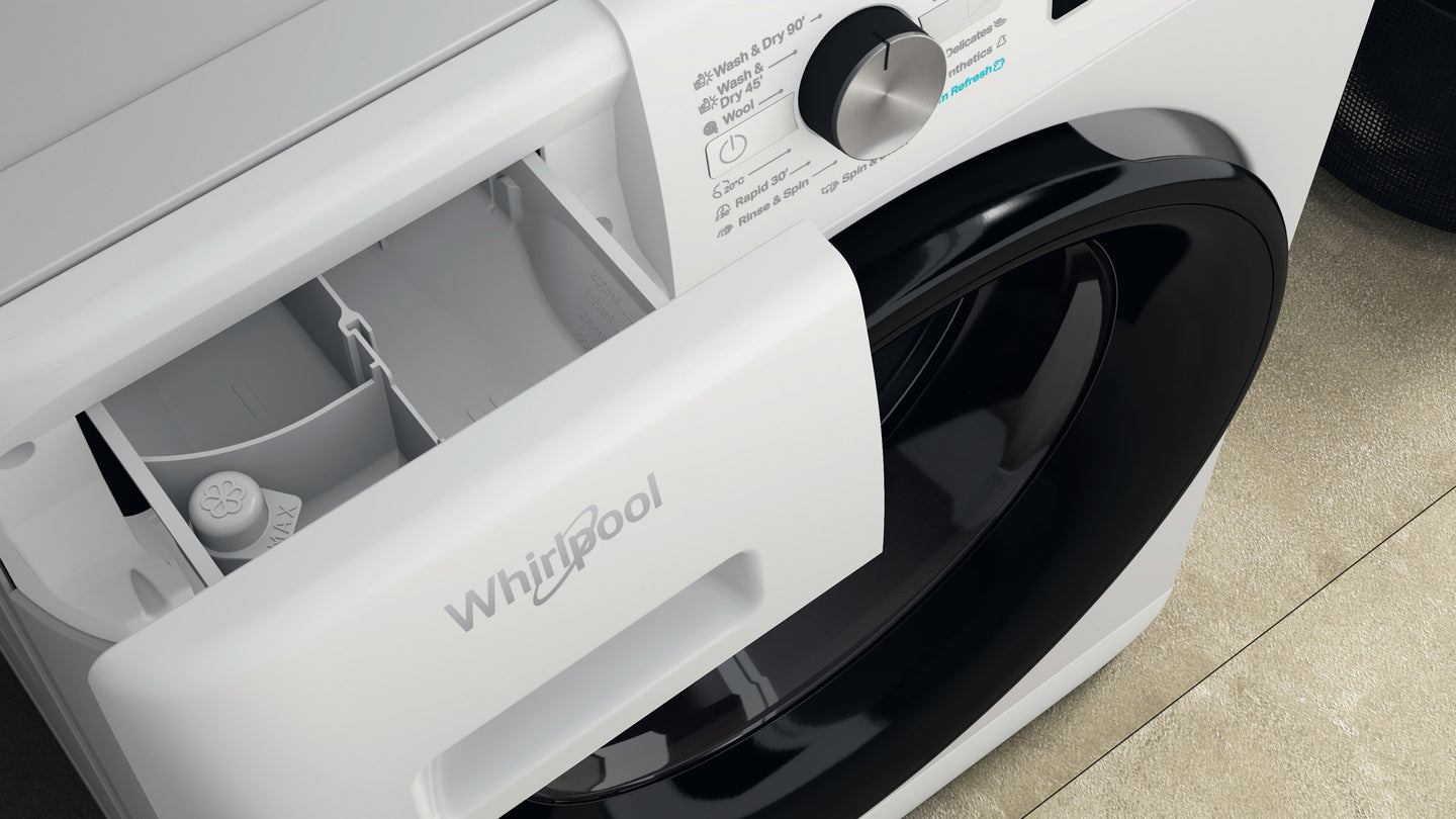 Whirlpool FFWDB 864349 BV EE Was-droogcombinatie Vrijstaand Voorbelading Wit D