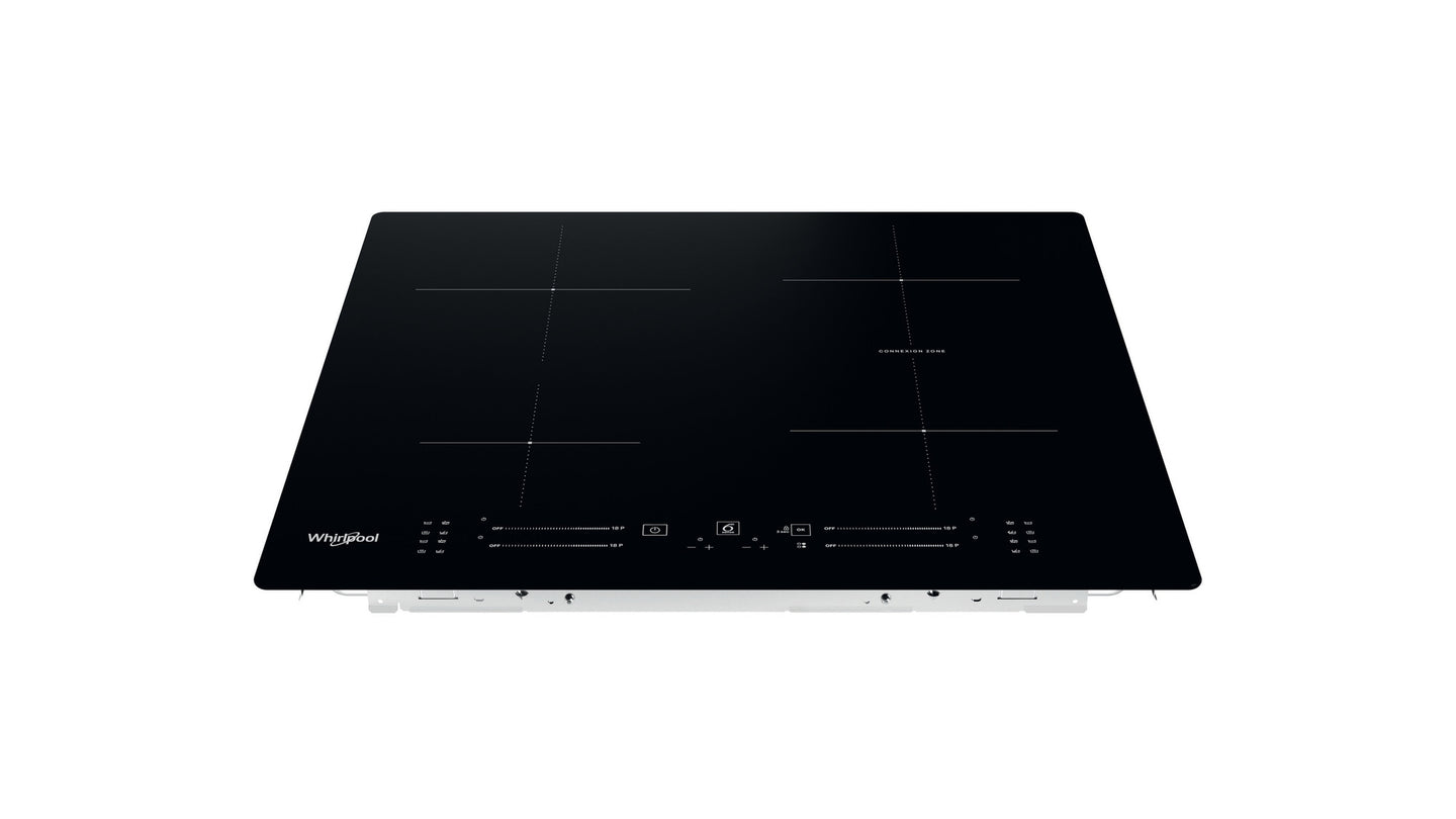 Whirlpool WB S2560 NE Zwart Ingebouwd 59 cm Inductiekookplaat zones 4 zone(s)