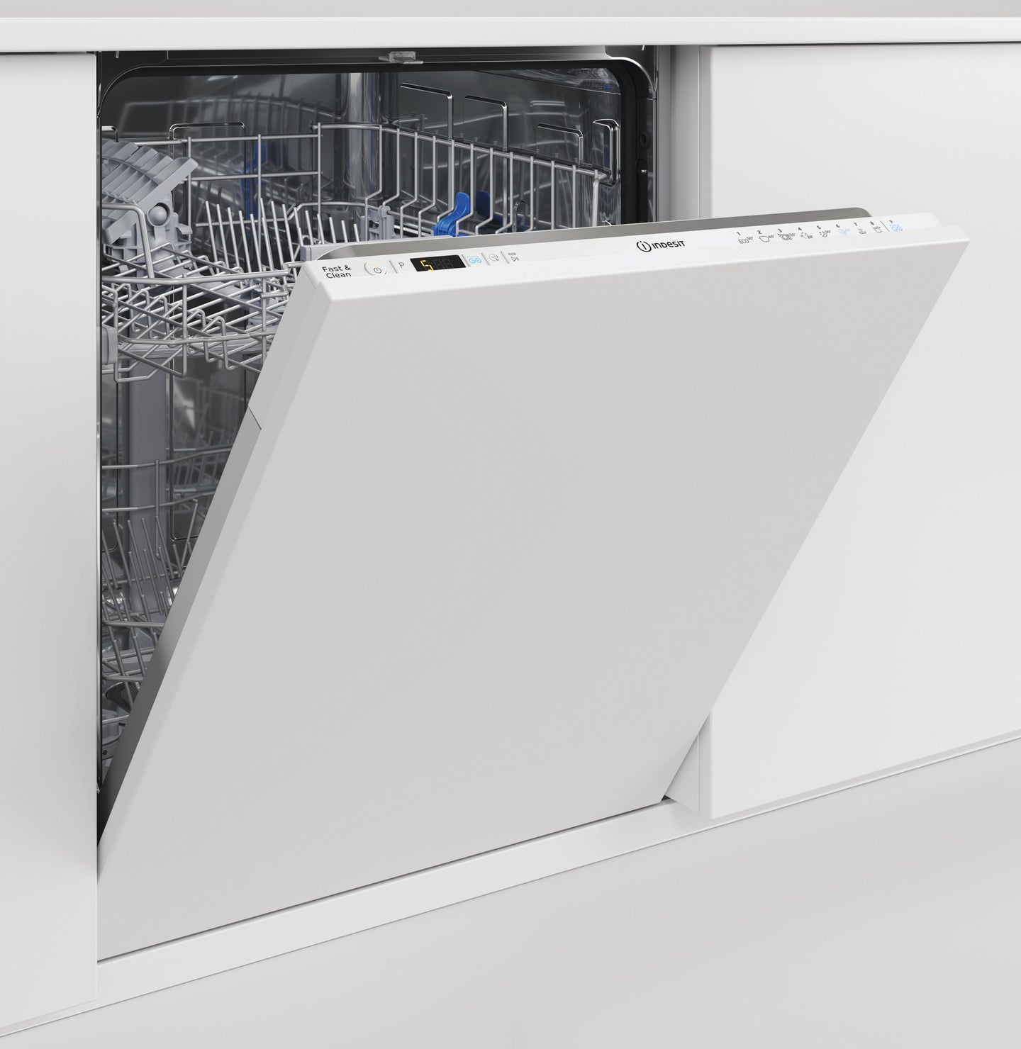 Indesit D2I HD526 A volledig geïntegreerde vaatwasser