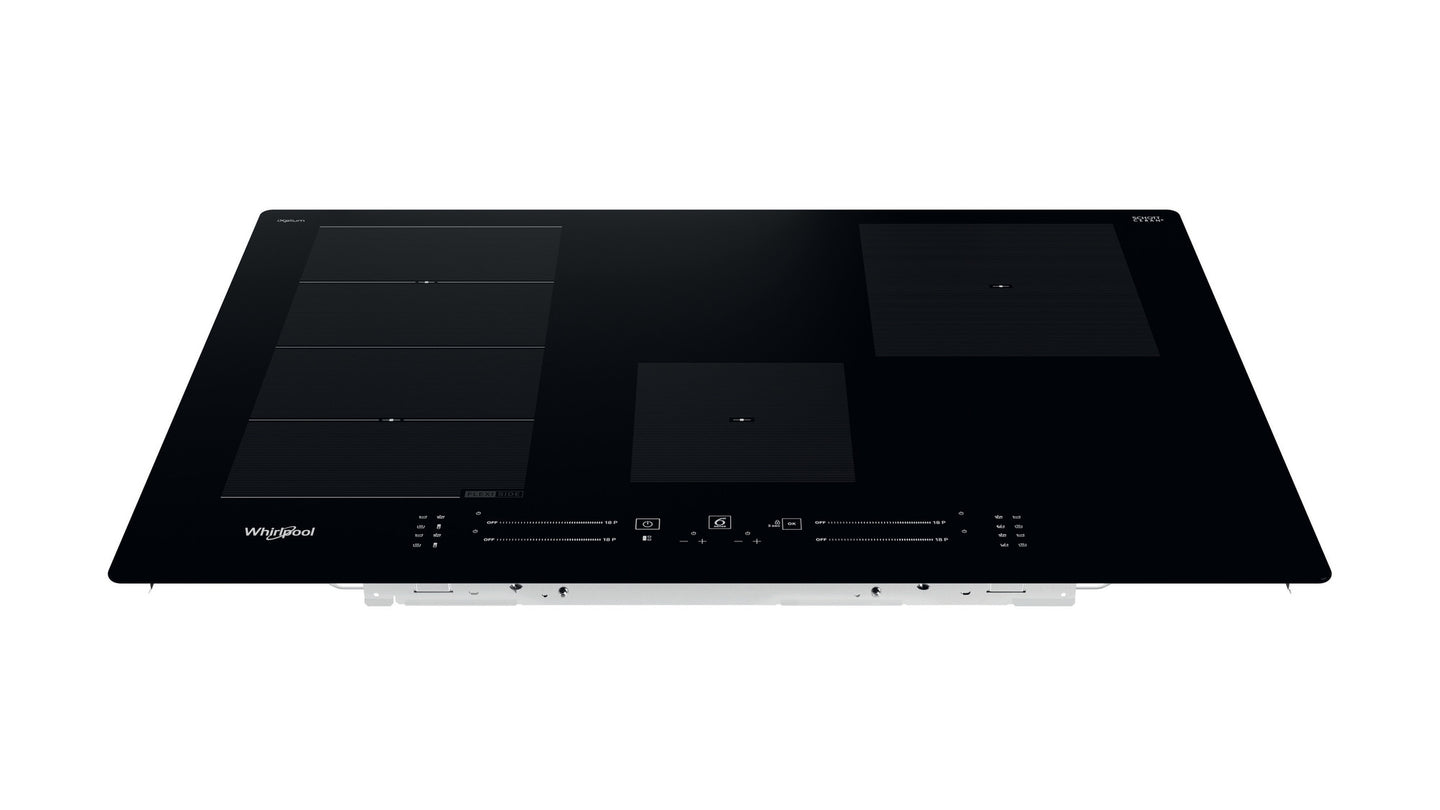 Whirlpool WF S0377 NE/IXL Zwart Ingebouwd 77 cm Inductiekookplaat zones 4 zone(s)
