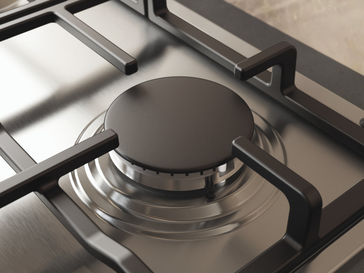Whirlpool gaskookplaat: 4 gaspitten - TGML 660 IX NL