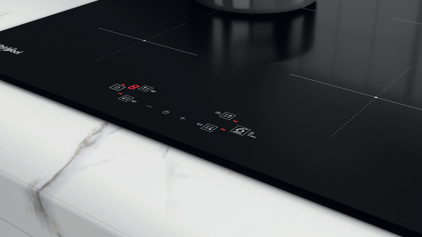Whirlpool WS Q2760 BF kookplaat Zwart Ingebouwd 60 cm Inductiekookplaat zones 4 zone(s)