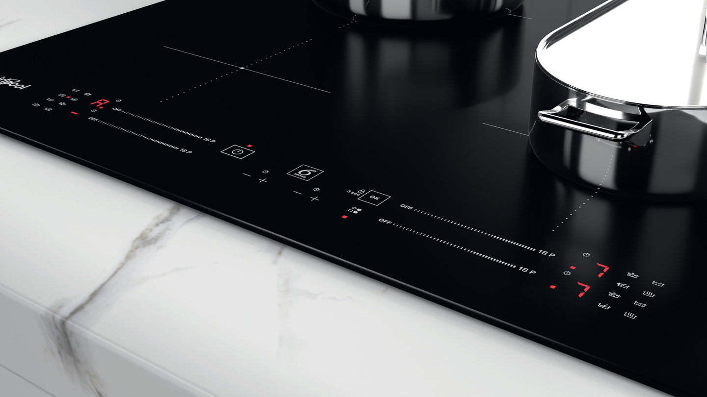 Whirlpool WB S2560 NE Zwart Ingebouwd 59 cm Inductiekookplaat zones 4 zone(s)