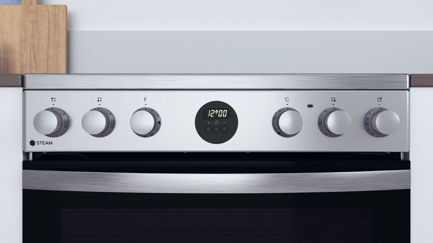 Indesit IS67V8CHX/E keramisch fornuis