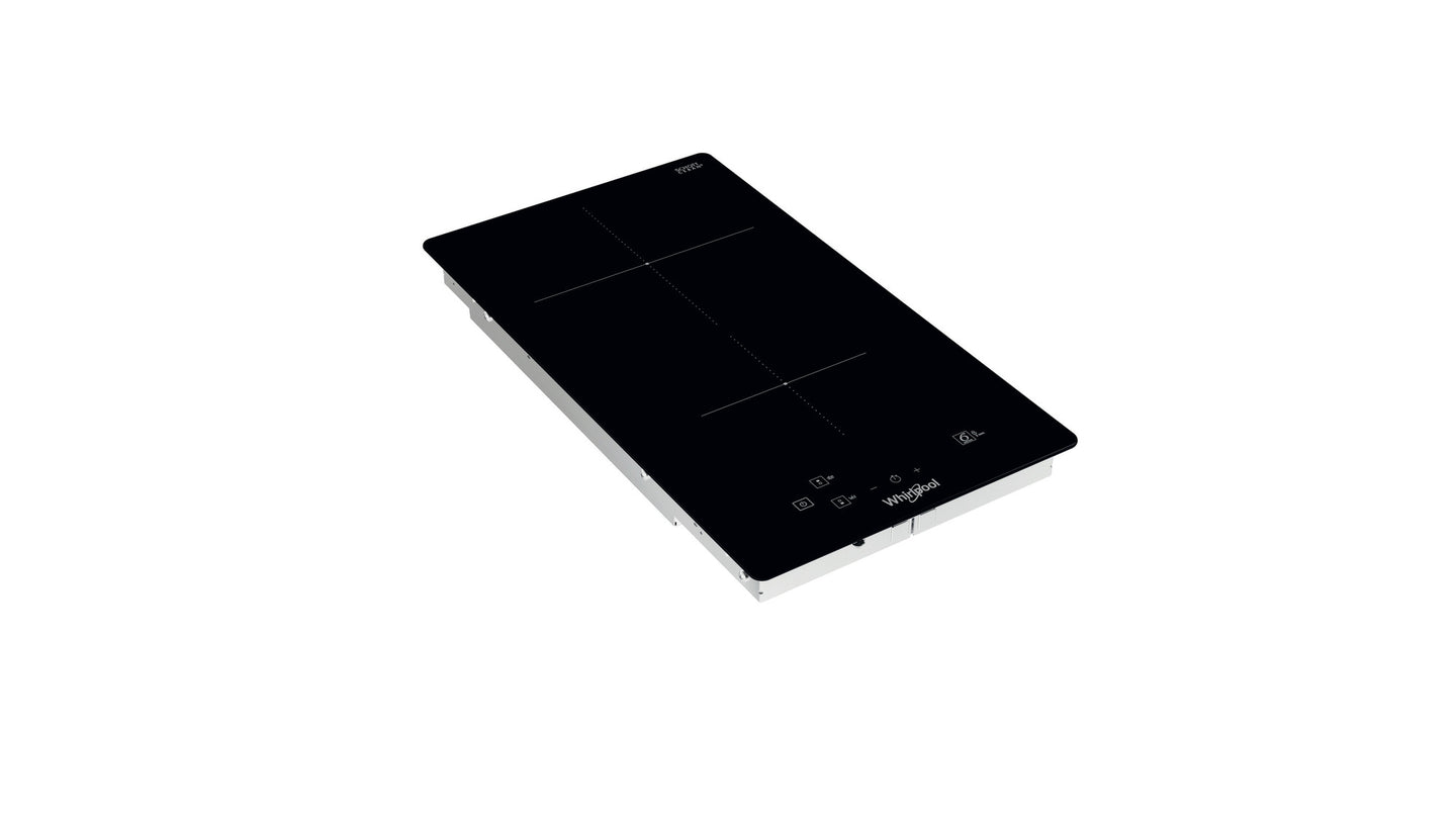 Whirlpool WS Q0530 NE Zwart Ingebouwd 28 cm Inductiekookplaat zones 2 zone(s)