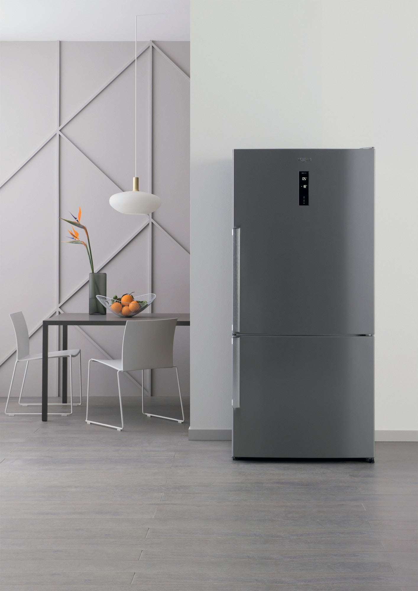Whirlpool W84BE 72 X 2 Vrijstaand 588 l E Roestvrijstaal