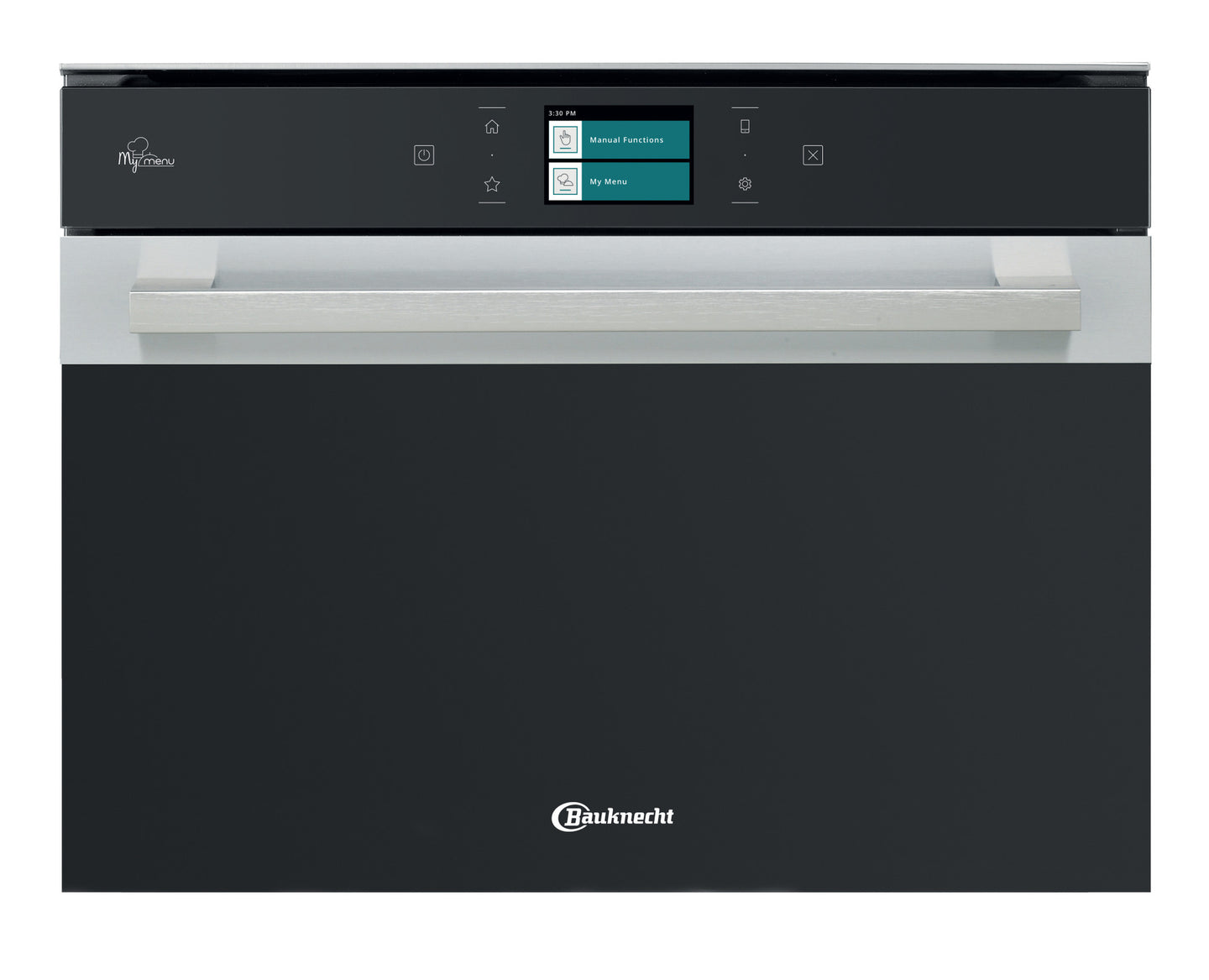 Geïntegreerde Bauknecht oven met magnetronfunctie: RVS - EMEK9 P545 PT