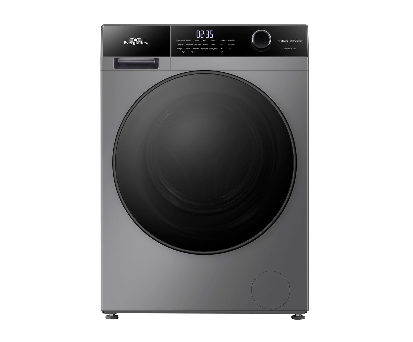 Everglades EVWM71412AG wasmachine vooraanzicht