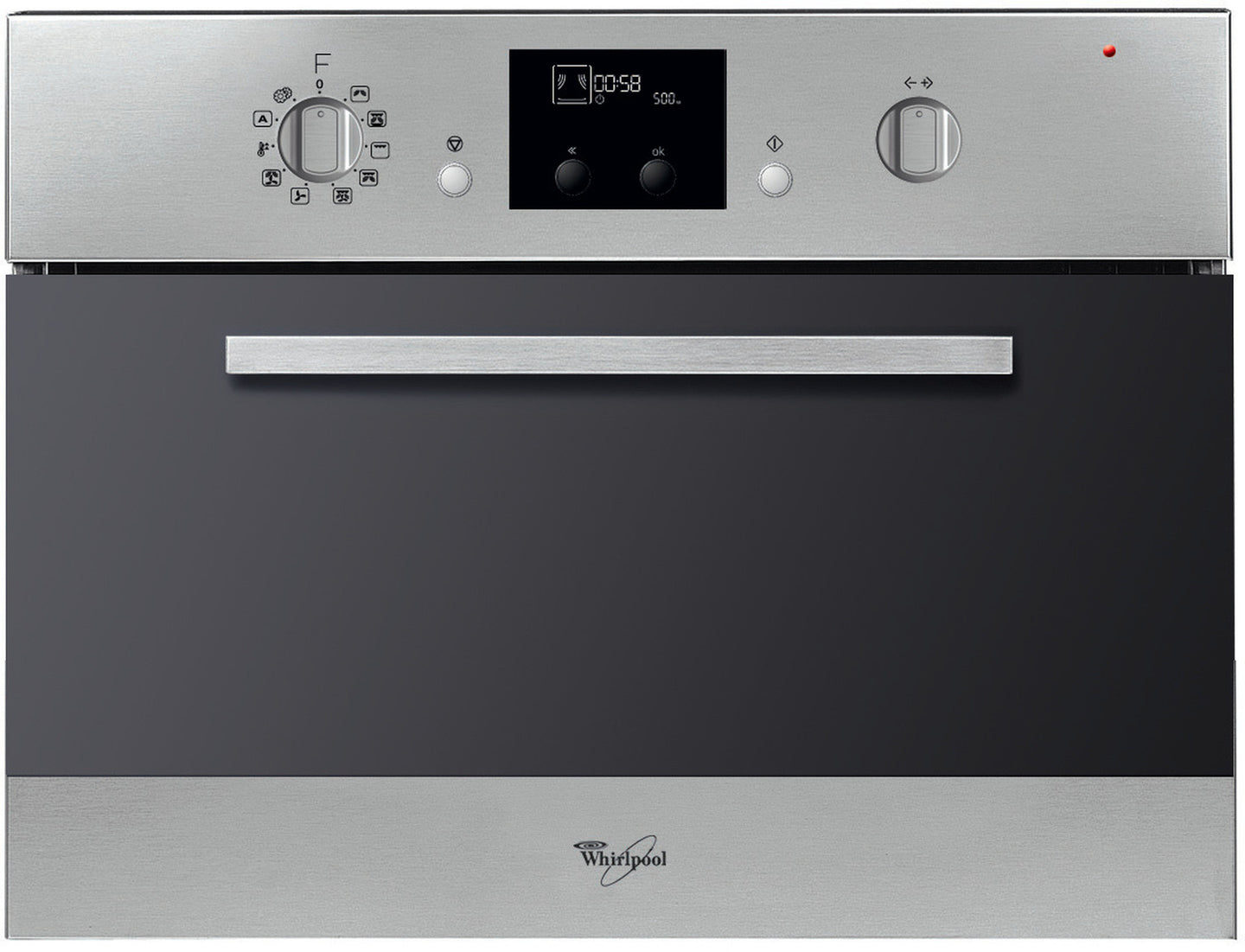 Whirlpool AMW 799 IX magnetron Ingebouwd 40 l 900 W Zwart, Roestvrijstaal