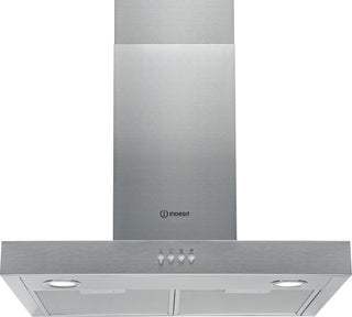 Indesit IHBS 6.5 LM X afzuigkap Muurmontage Roestvrijstaal 432 m³/uur D