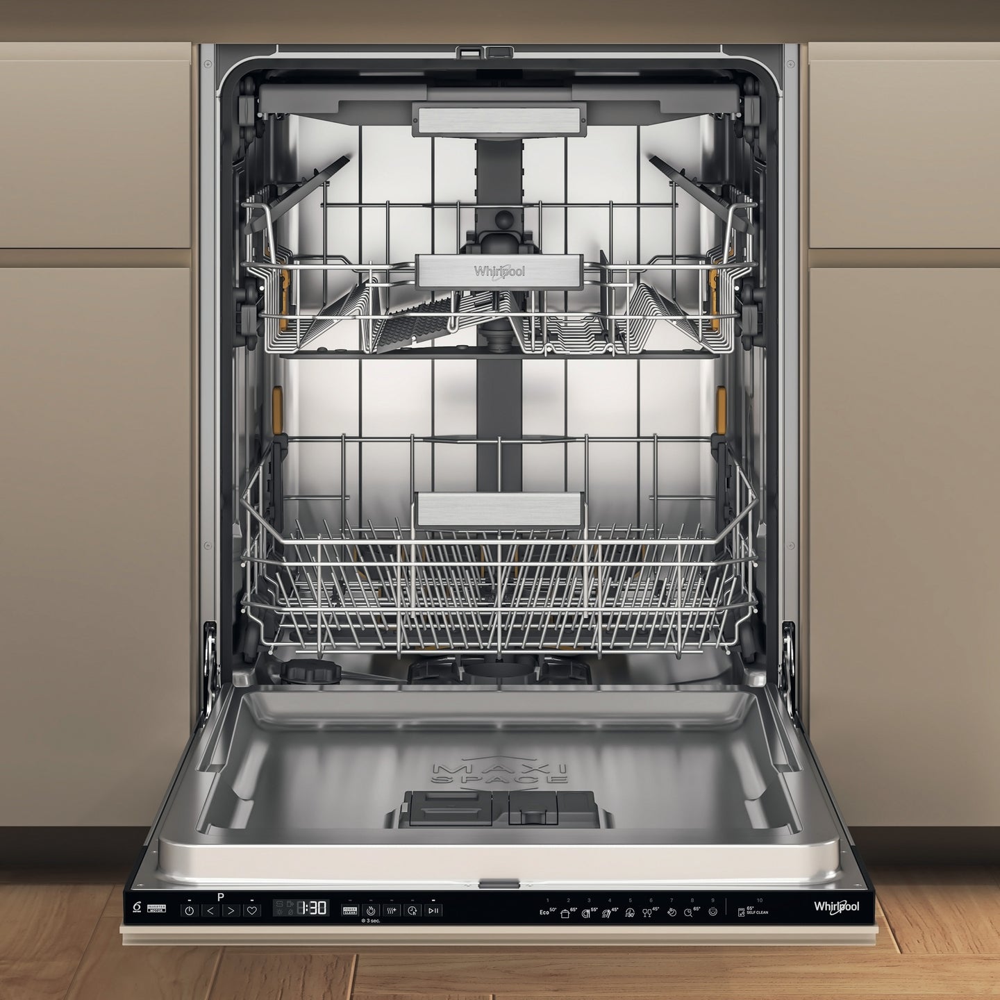 MaxiSpace - Whirlpool W7I HP40 LC - Vaatwasser - Inbouw - 60cm