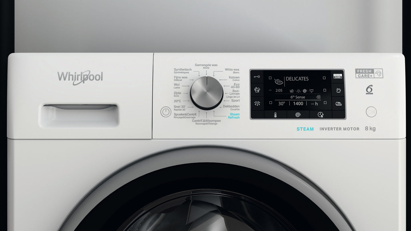 Whirlpool FFD 8469E BSV BE vrijstaande wasmachine