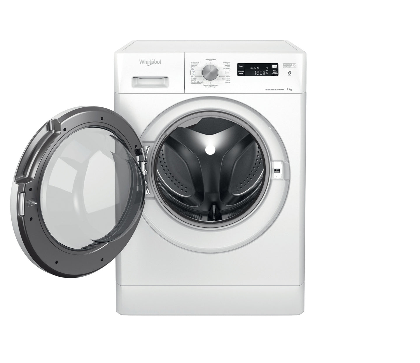 Whirlpool FFSBE 7458 WE F vrijstaande wasmachine