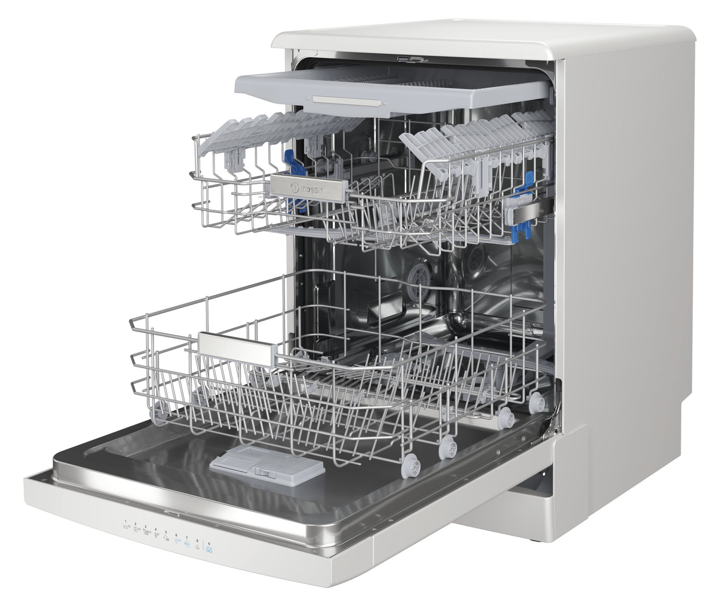 Indesit DFO 3T133 A F vaatwasser Vrijstaand 14 couverts D