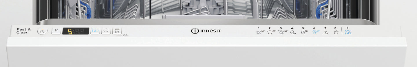 Indesit D2I HD526 A volledig geïntegreerde vaatwasser