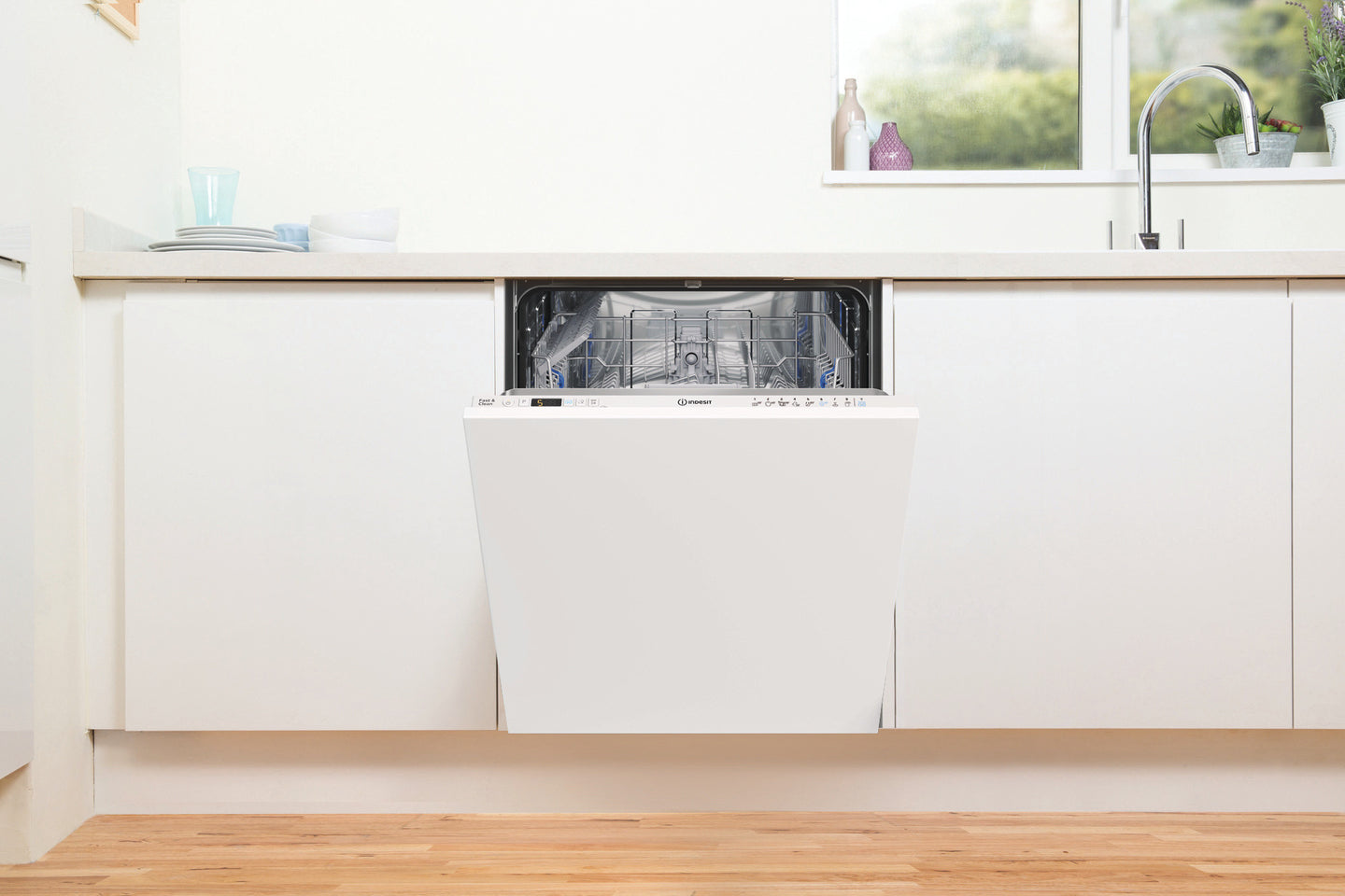 Indesit D2I HD526 A volledig geïntegreerde vaatwasser