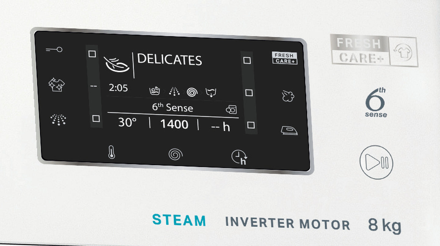 Whirlpool FFD 8469E BSV BE vrijstaande wasmachine