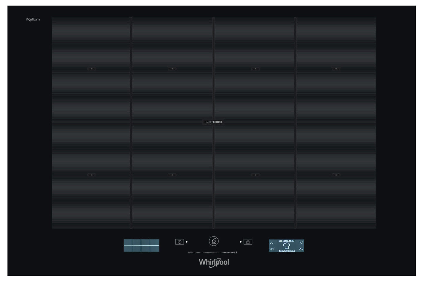 Whirlpool SMP 778 C/NE/IXL Zwart Ingebouwd Inductiekookplaat zones 4 zone(s)